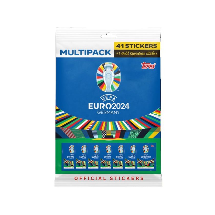 Topps Euro 2024 Αυτοκόλλητα Multipack 42τεμ