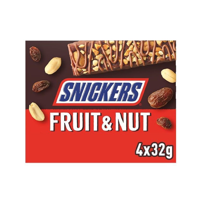 Snickers Μπάρες Δημητριακών με Φρούτα & Ξηρούς Καρπούς 4x32g