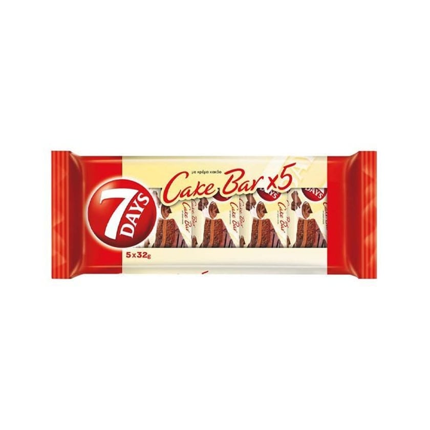 7Days Cake Bar Κακάο 5x32g