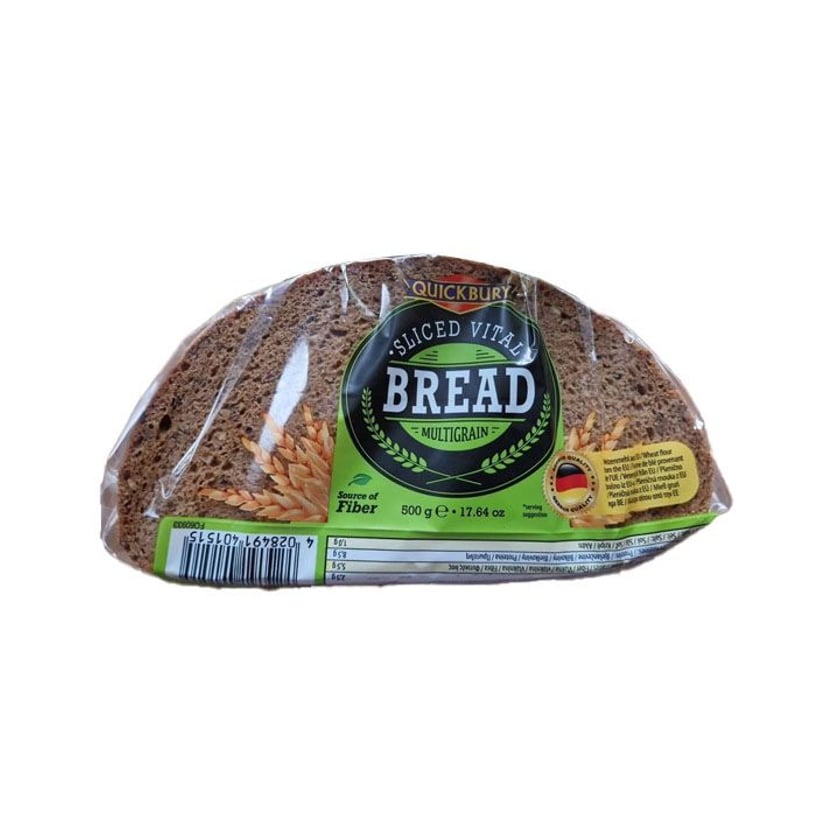 Quickbury Ψωμί Μαύρο Πολύσπορο σε Φέτες 500g
