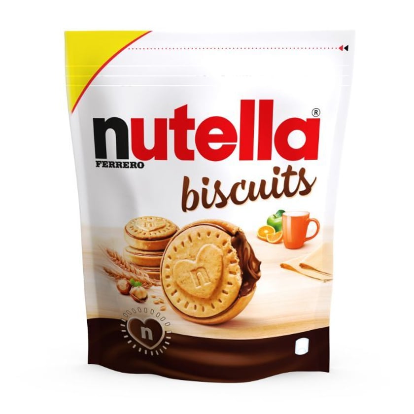Nutella Ferrero Μπισκότα Γεμιστά με Κρέμα Φουντουκιού 304g