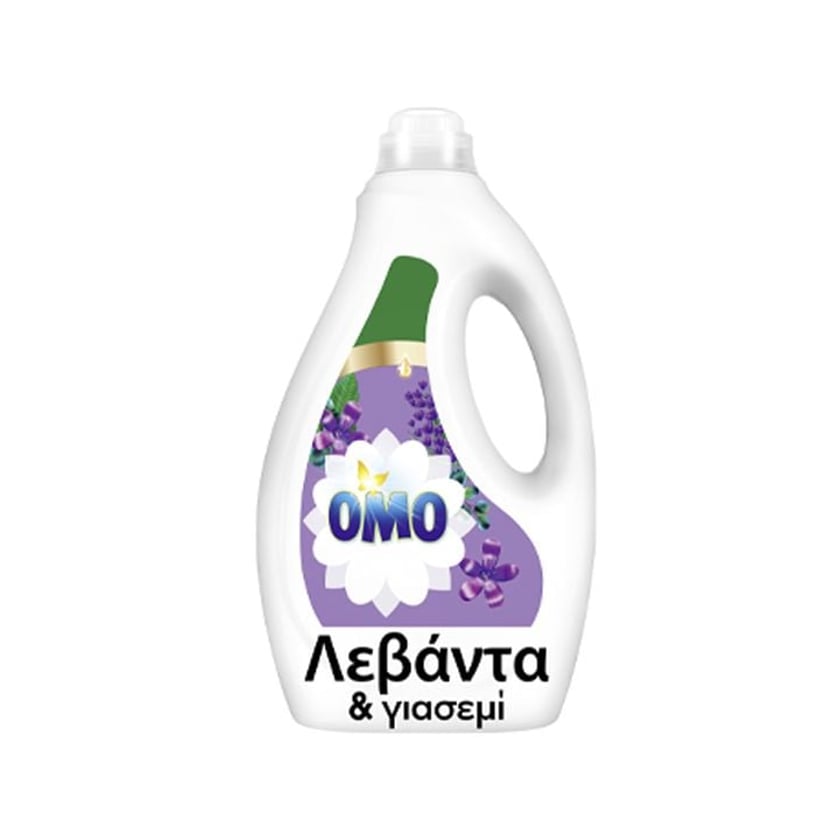 Omo Laundry Liquid Detergent Lavender & Jasmine 28 Washes 1.4l