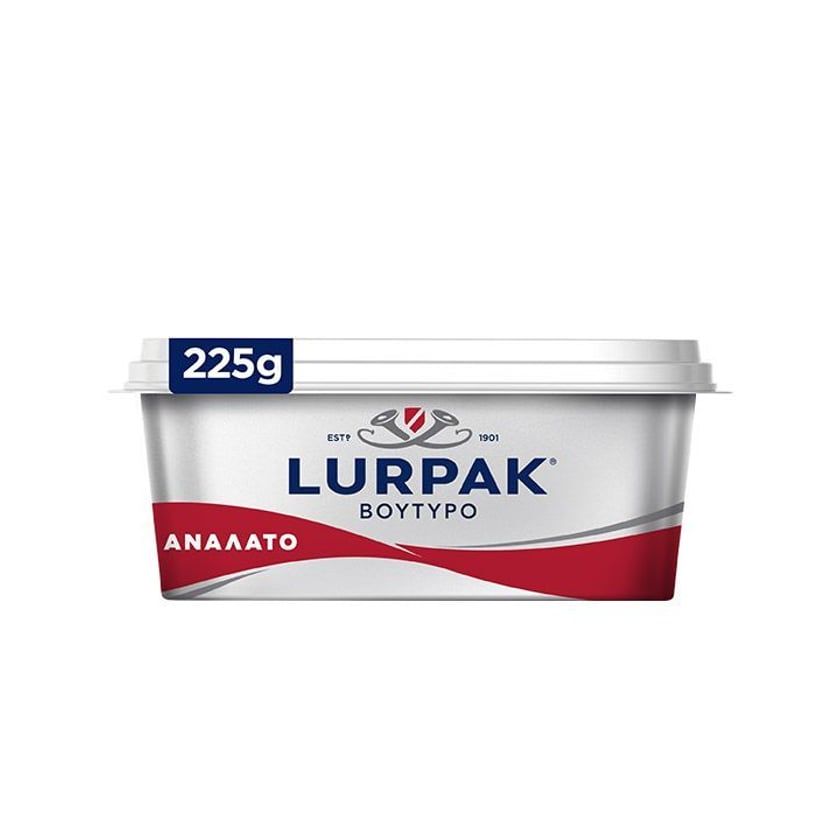 Lurpak Βούτυρο Αγελάδος Ανάλατο Σκαφάκι 225g