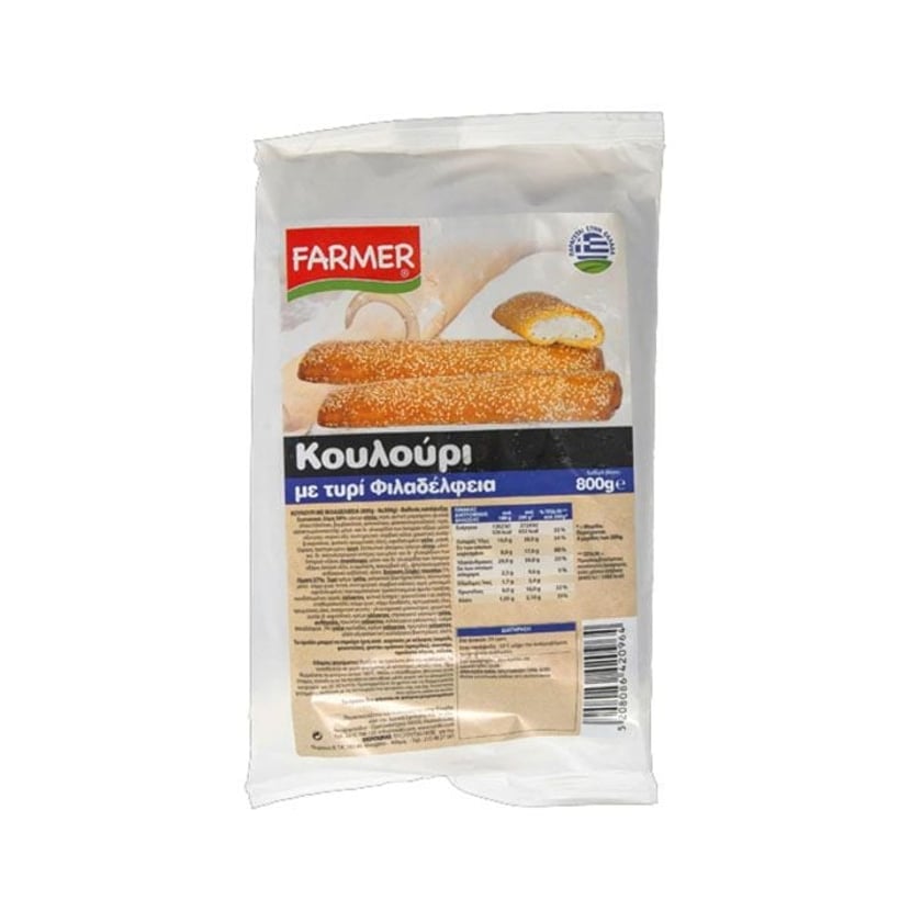 Farmer Κουλούρι με Philadelphia Κατεψυγμένο 800g