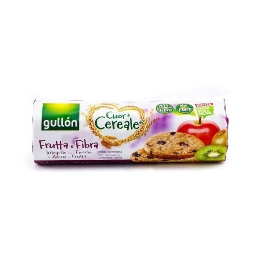 Gullon Μπισκότα Ολικής Άλεσης με Φρούτα & Φυτικές Ίνες 300g