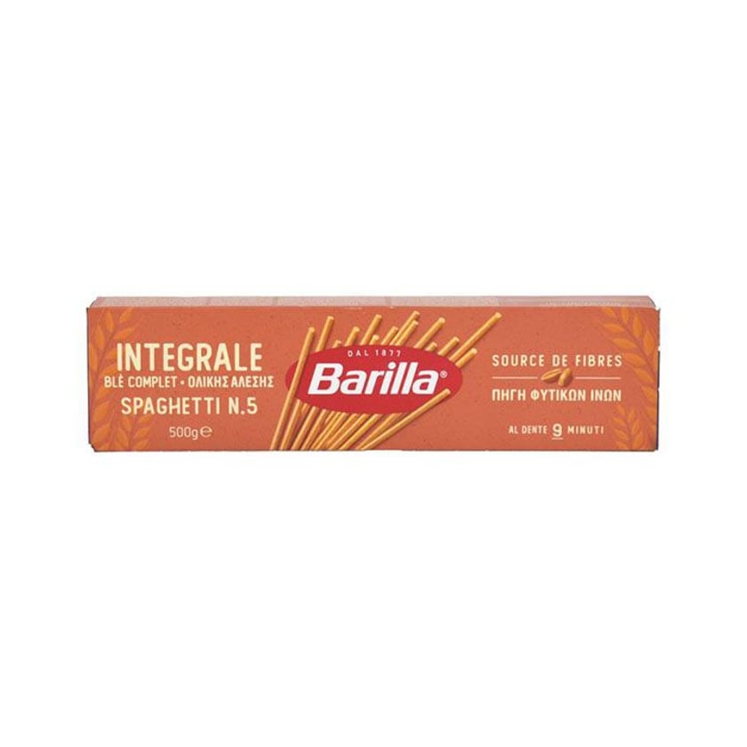 Barilla Σπαγγέτι Νο5 Ολικής Άλεσης 500g