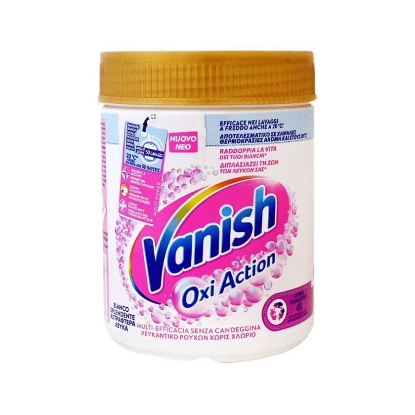 Vanish OXI Action White Σκόνη Αφαίρεσης Λεκέδων 500g