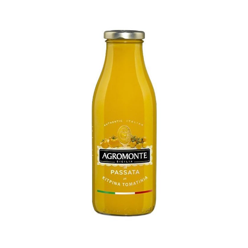 Agromonte Passata με Κίτρινα Ντοματίνια Σικελίας 520g