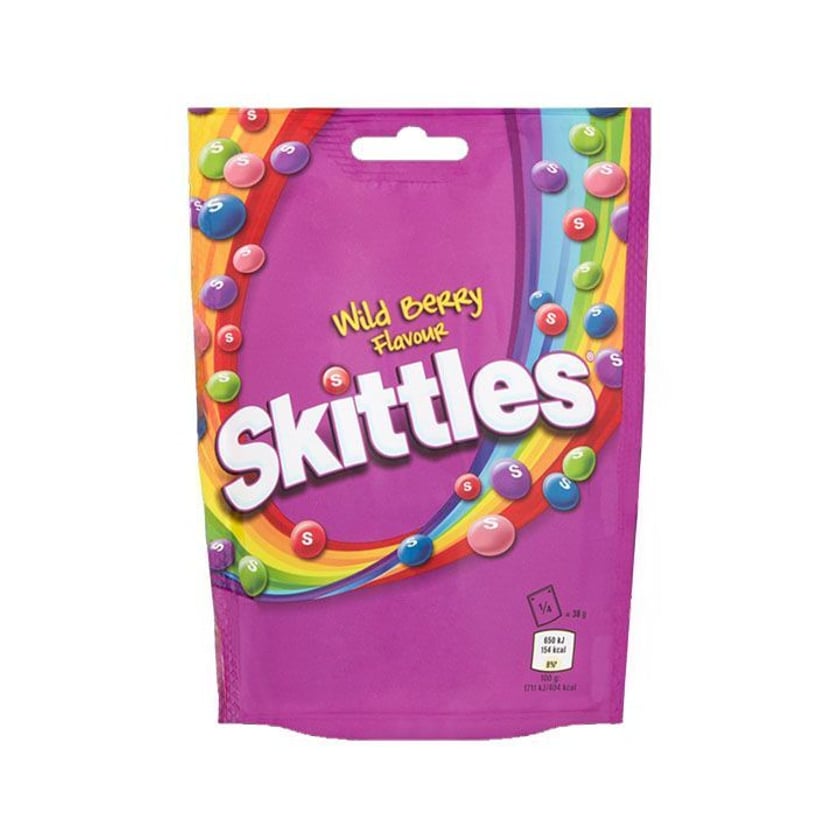 Skittles Καραμέλες Wild Berry 136g