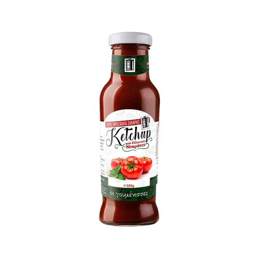 Οι Γουμένισσες Ketchup Χωρίς Προσθήκη Ζάχαρης 320g