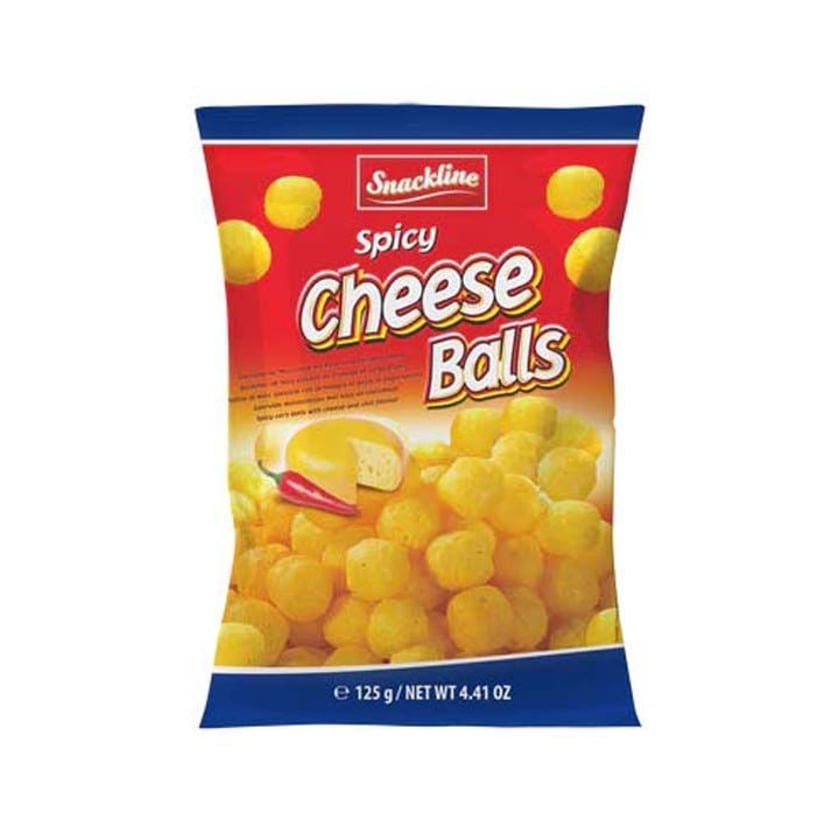 Snackline Spicy Σνακ Καλαμποκιού με Τυρί 125g