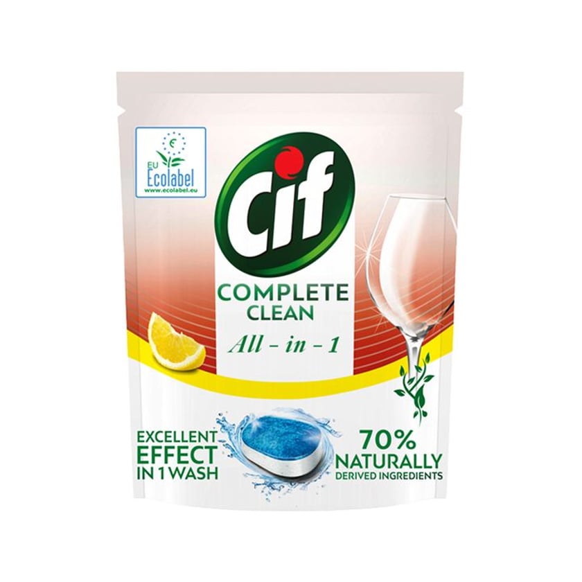 Cif Ταμπλέτες Πλυντηρίου Πιάτων Λεμόνι 26τεμ 455g