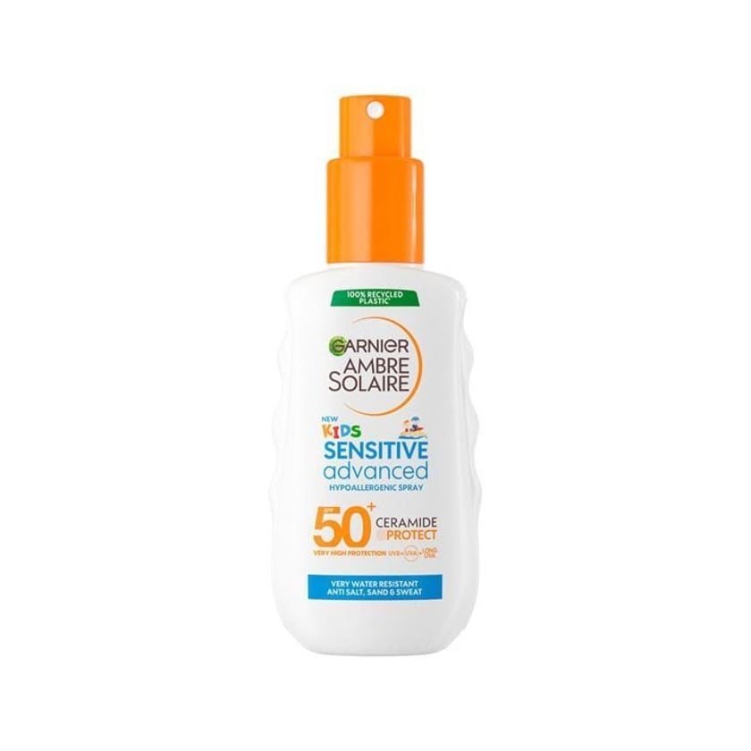 Garnier Ambre Solaire Kids Sensitive Advanced Παιδικό Αντηλιακό Spray SPF50+ 150ml