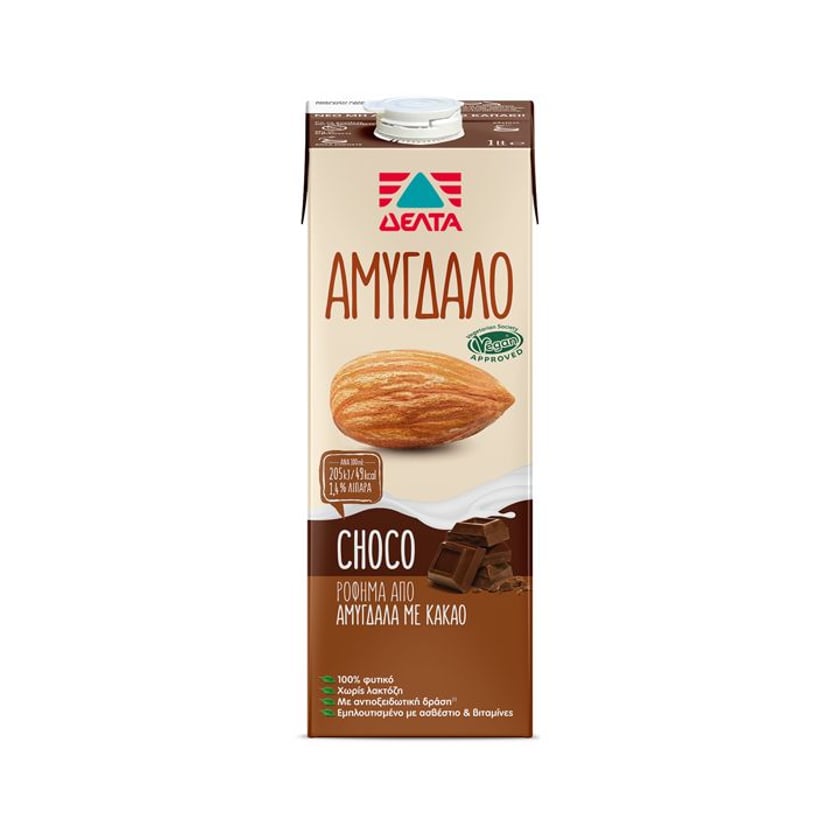 Δέλτα Ρόφημα Αμυγδάλου με Κακάο 1l