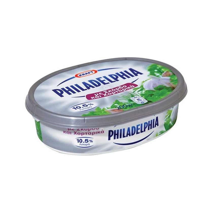Philadelphia Τυρί Κρέμα με Σκόρδο & Χορταρικά 200g