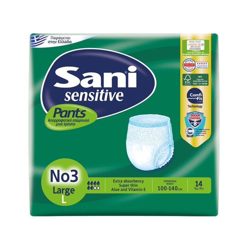 Sani Πάνες Aκράτειας Large No3 14τεμ
