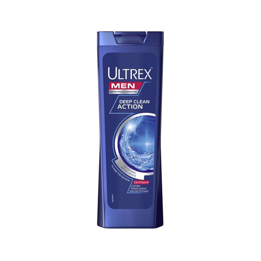 Ultrex Men Σαμπουάν Deep Clean 360ml