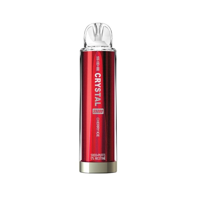 Crystal S5000 Ηλεκτρονικό Τσιγάρο μιας Χρήσης Cherry Ice 0mg 13ml 5000 Puffs