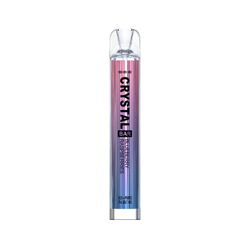 Crystal Bar Ηλεκτρονικό Τσιγάρο μιας Χρήσης Blueberry Raspberries 20mg 2ml 600 Puffs