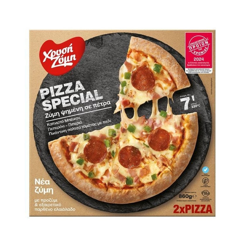 Χρυσή Ζύμη Πίτσα Special 2x430g