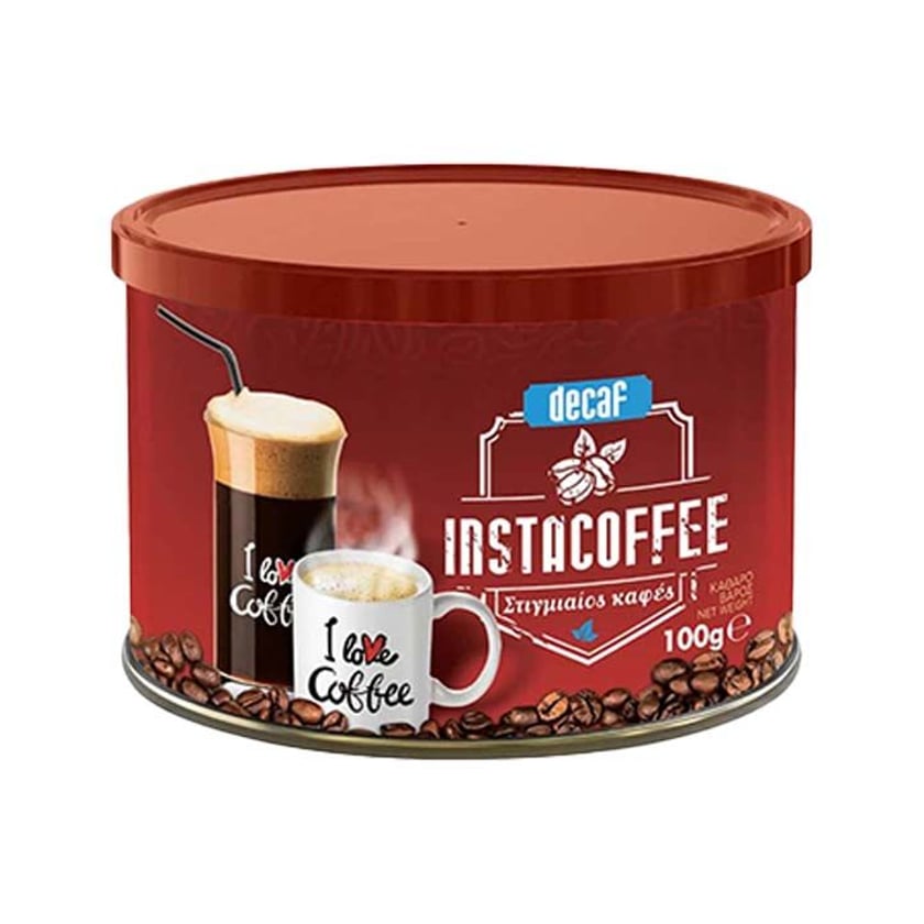 Instacoffee Καφές Στιγμιαίος Decafeine 100g