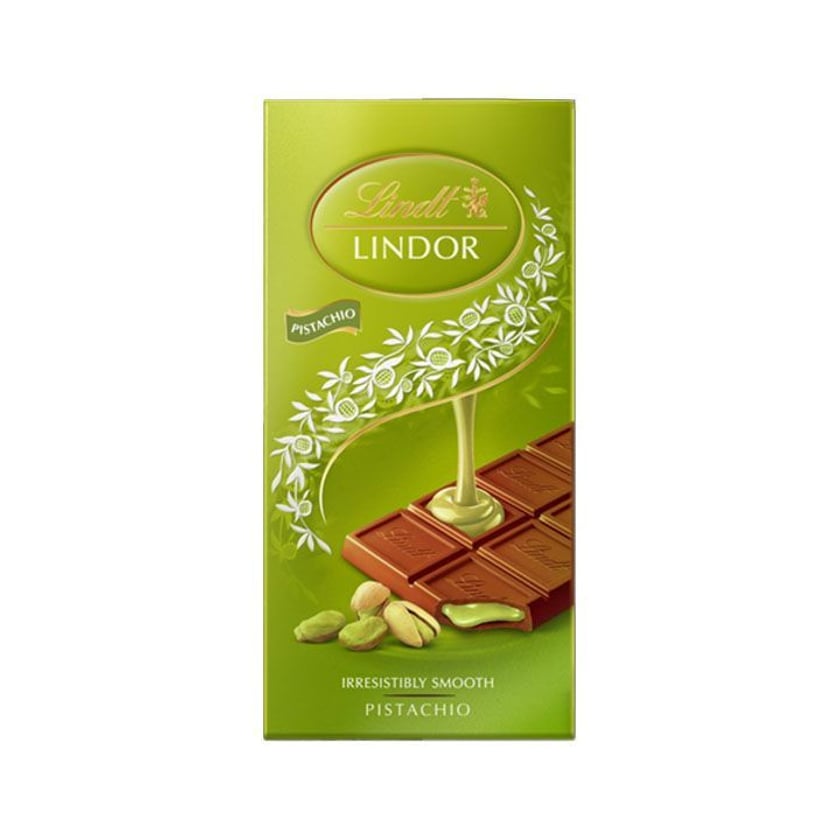 Lindt Lindor Σοκολάτα Γάλακτος με Φυστίκι 100g