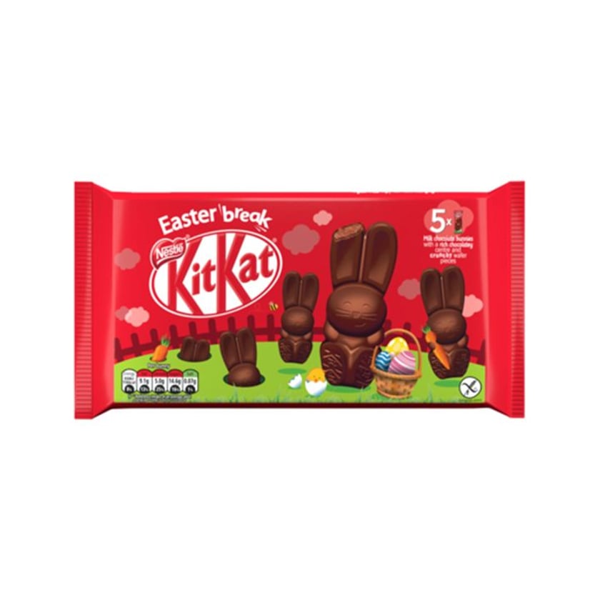 Nestle Kit Kat Σοκολάτα Easter Bunny 5x29g