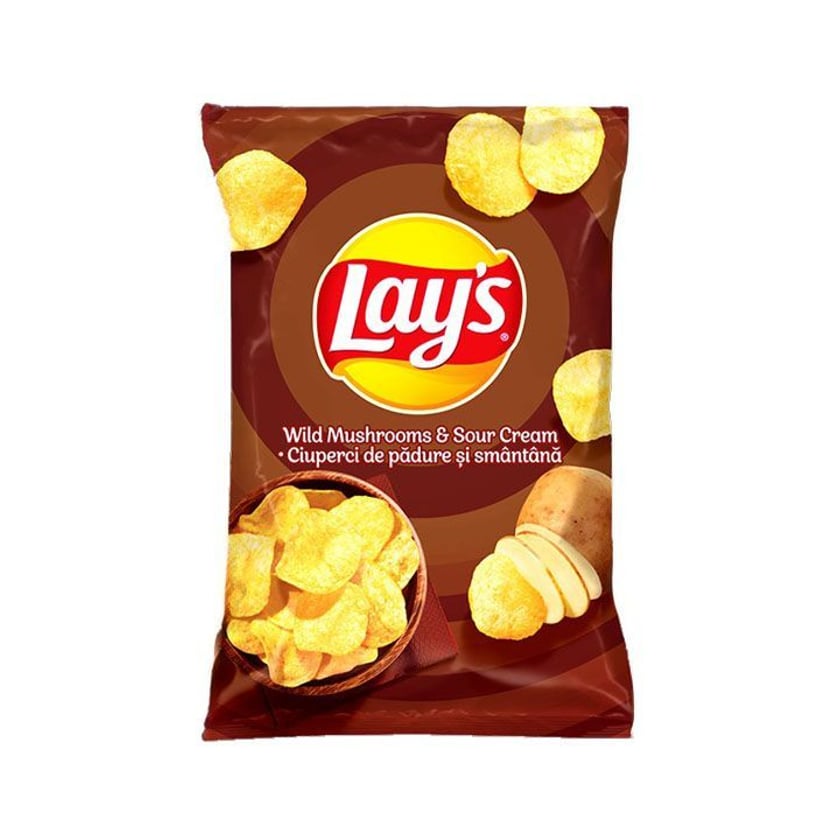 Lay`s Πατατάκια Μανιτάρια & Ξινή Κρέμα 125g