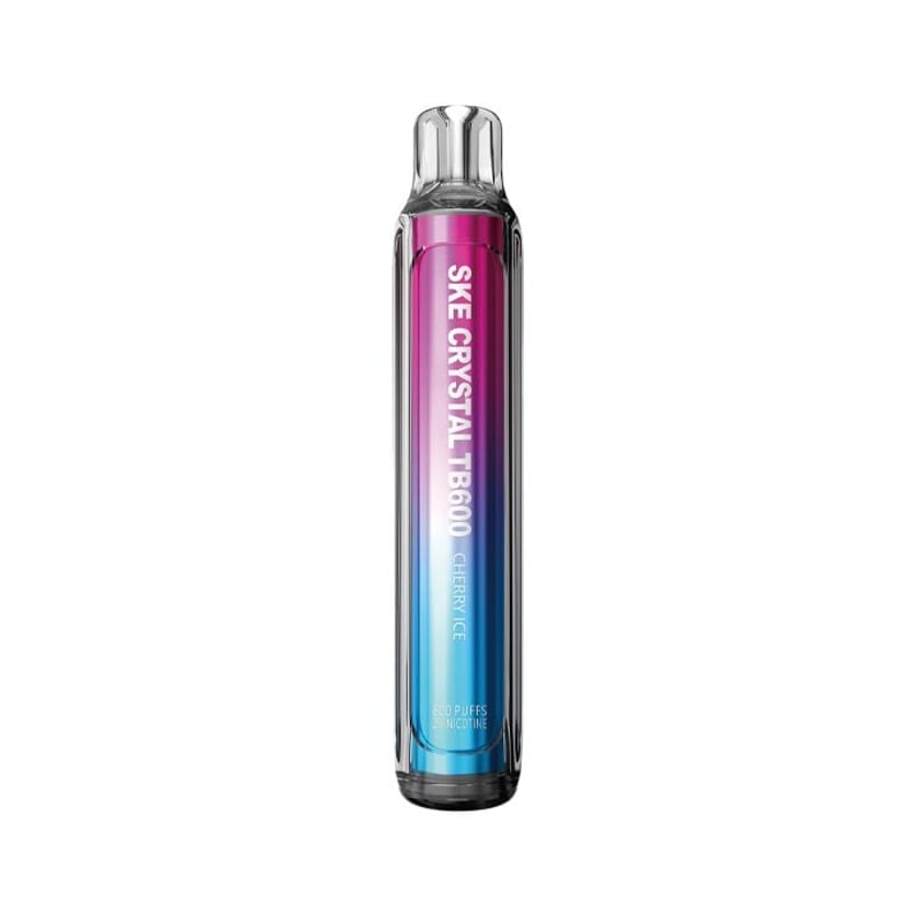 Crystal TB600 Ηλεκτρονικό Τσιγάρο μιας Χρήσης Cherry Ice 20mg 2ml 600 Puffs