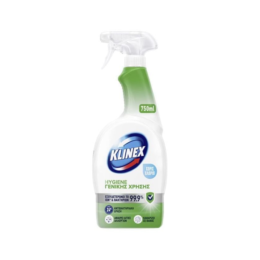 Klinex Καθαριστικό & Απολυμαντικό Spray Γενικής Χρήσης 4σε1 750ml