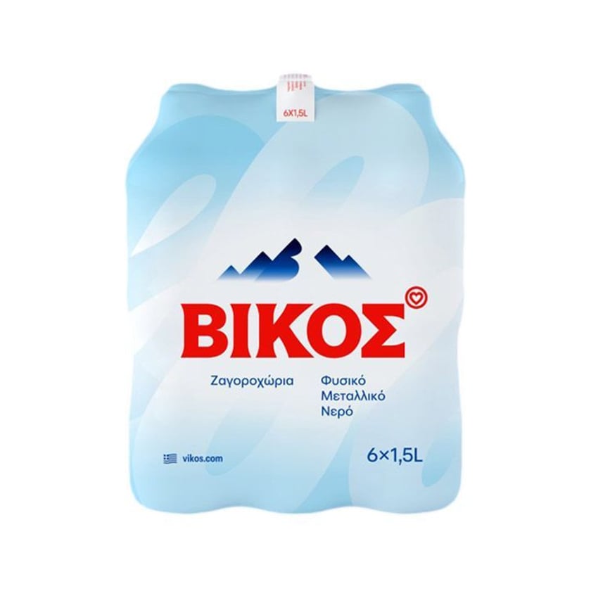 Vikos Natural Mineral Water 6x1.5l