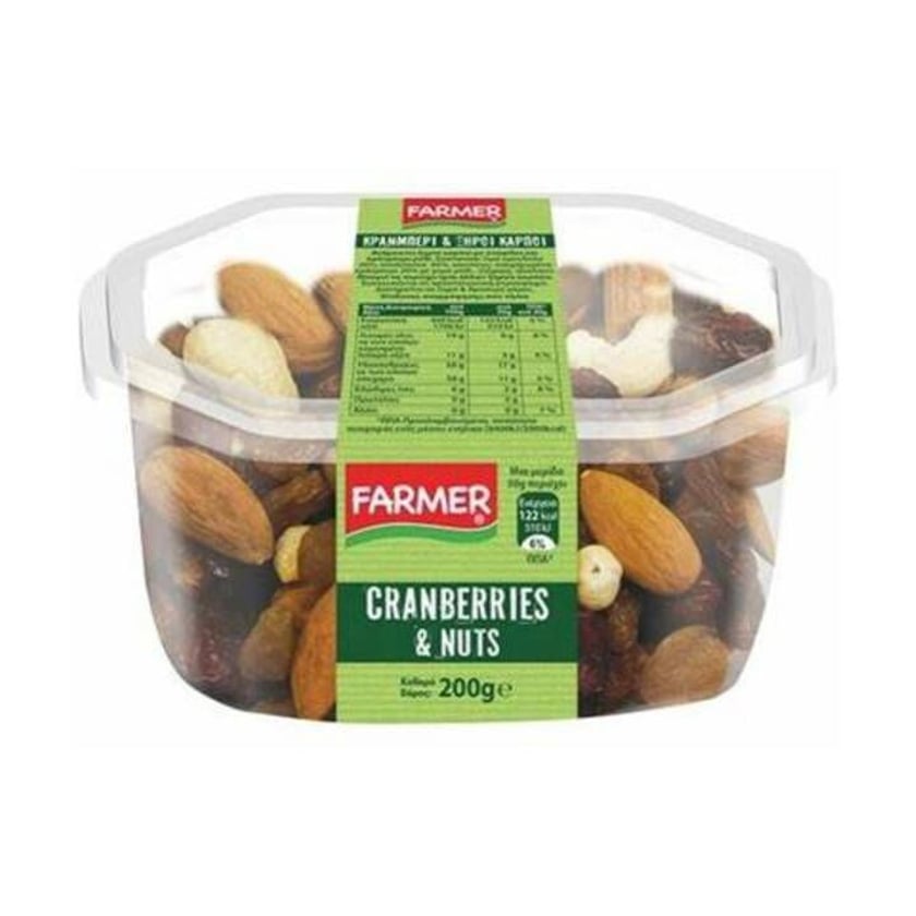 Farmer Mix Ξηρών Καρπών & Cranberries & 200g