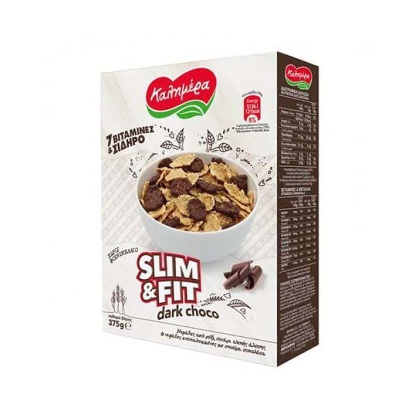 Καλημέρα Δημητριακά Slim & Fit Dark Chocolate 375g