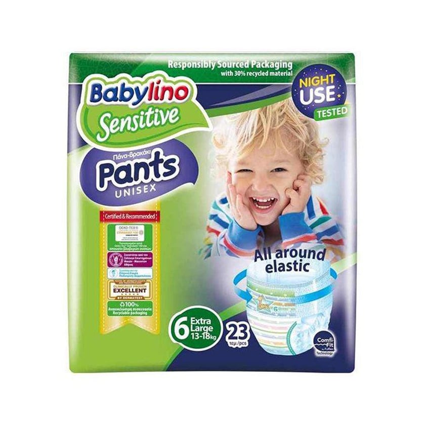 Babylino Πάνες Βρακάκι Unisex No6 Extra Large 13-18kg 23τεμ