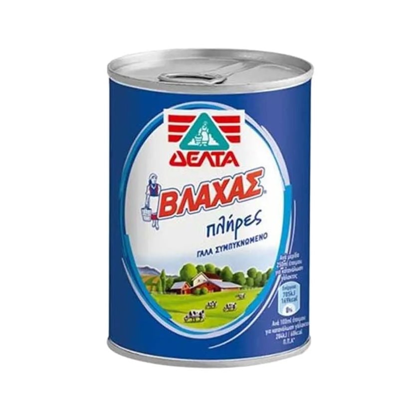 Βλάχας Γάλα Εβαπορέ Πλήρες 410g