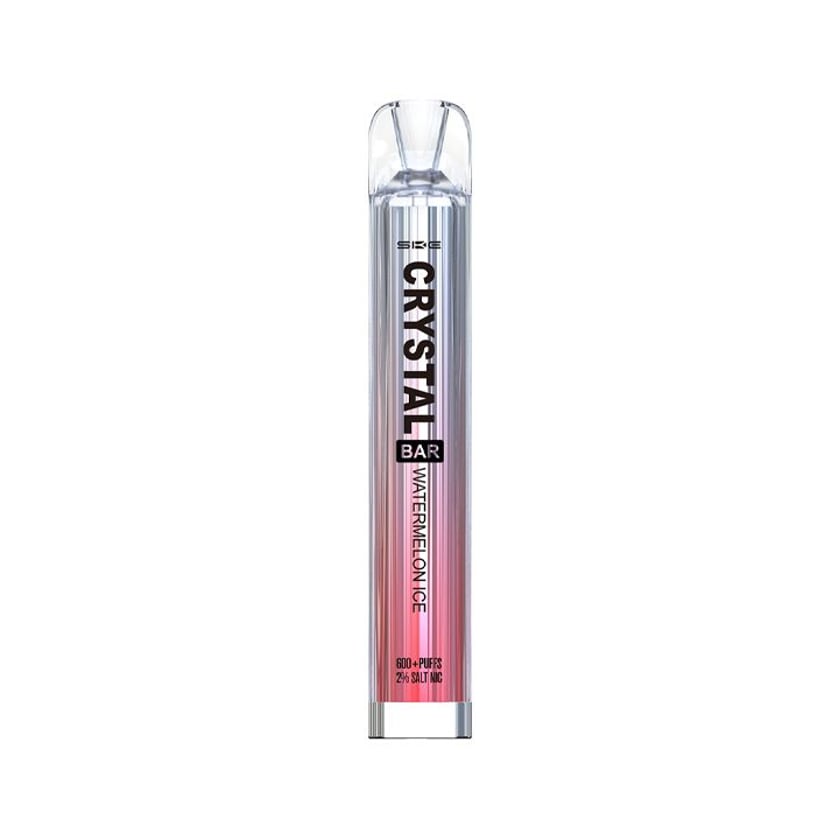 Crystal Bar Ηλεκτρονικό Τσιγάρο μιας Χρήσης Watermelon Ice 0mg 2ml 600 Puffs