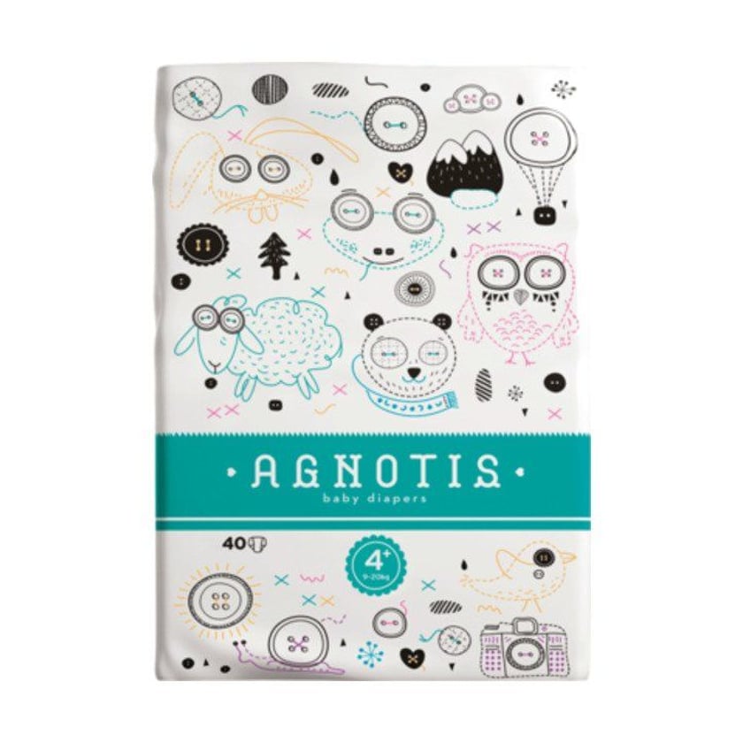Agnotis Βρεφικές Πάνες Νο4+ 9-20kg 40τεμ