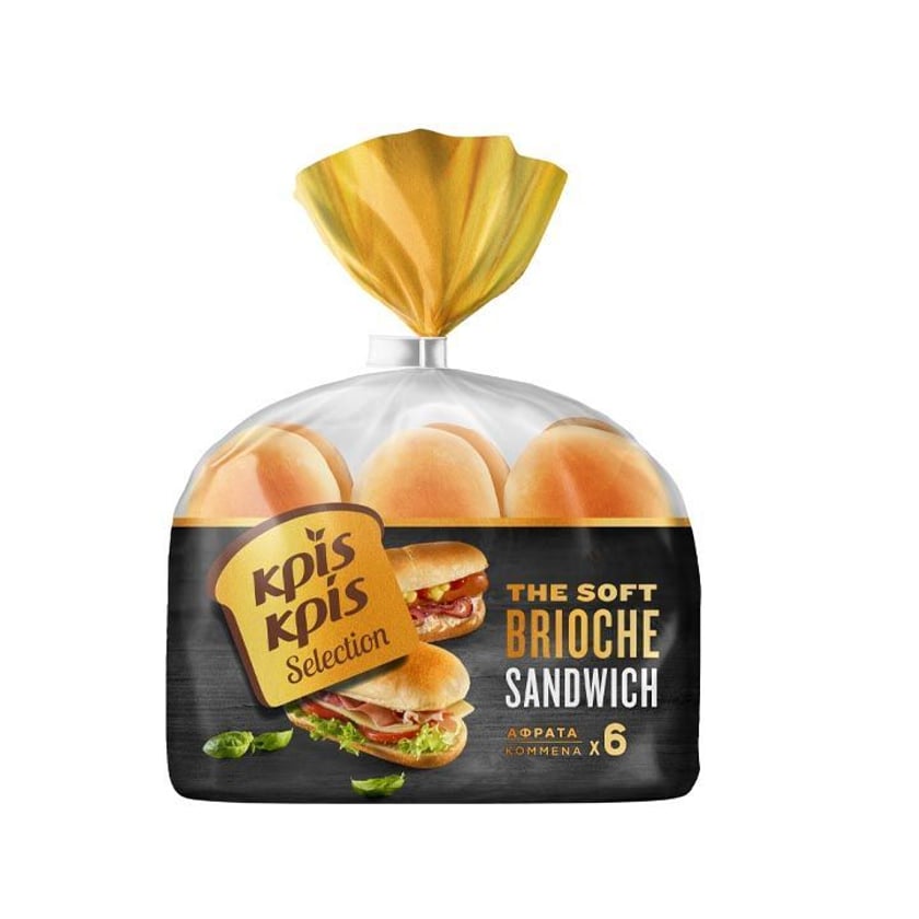 Κρις Κρις Selection Τhe Soft Brioche Sandwich 342g