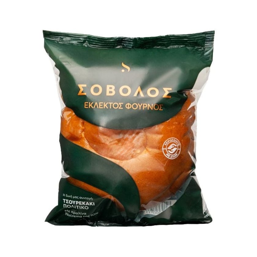 Σόβολος Τσουρεκάκι Πολίτικο με Πραλίνα 115g