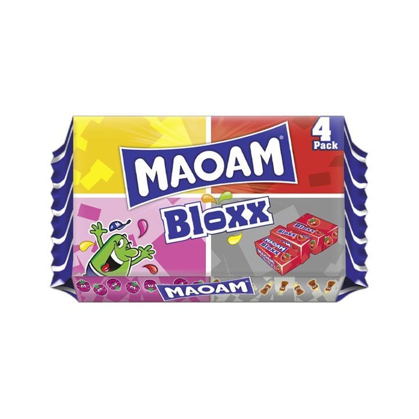 Maoam Bloxx Τσιχλοκαραμέλες 4x22g