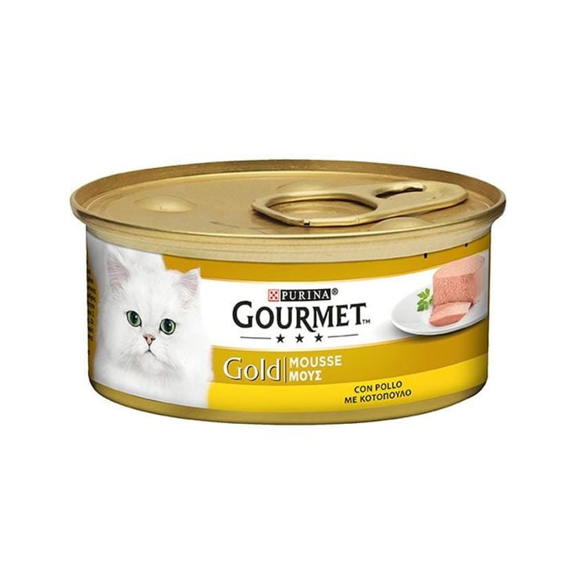Gourmet Gold Mousse για Γάτες με Κοτόπουλο 85g