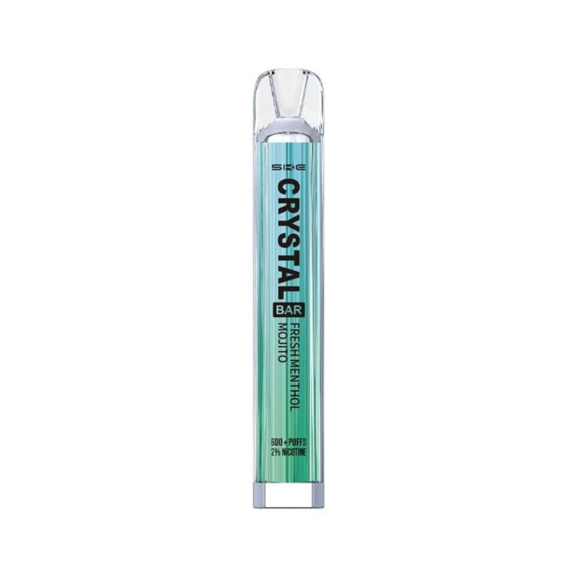 Crystal Bar Ηλεκτρονικό Τσιγάρο μιας Χρήσης Fresh Menthol Mojito 20mg 2ml 600 Puffs