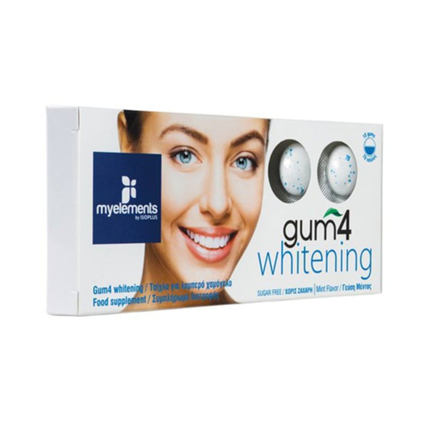 Isoplus Τσίχλες Gum4 Whitening Μέντα 16g