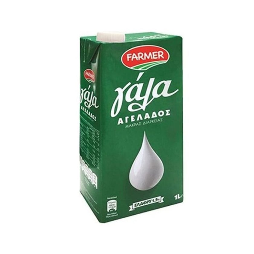 Farmer Γάλα Μακράς Διαρκείας Ελαφρύ 1l