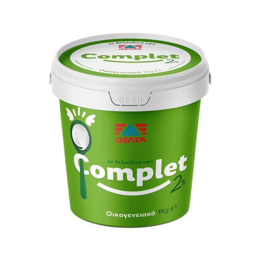 Δέλτα Complet Επιδόρπιο Γιαουρτιού 2% Λιπαρά 1kg