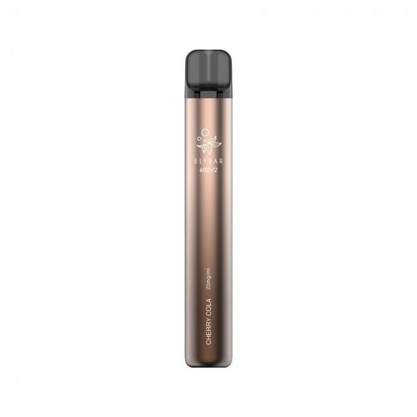 Elf Bar 600V2 Ηλεκτρονικό Τσιγάρο μιας Χρήσης Cherry Cola 20mg 2ml 600 Puffs