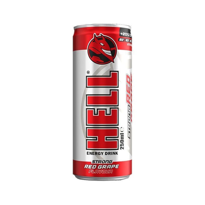 Hell Energy Drink Strong Red Grape 250ml