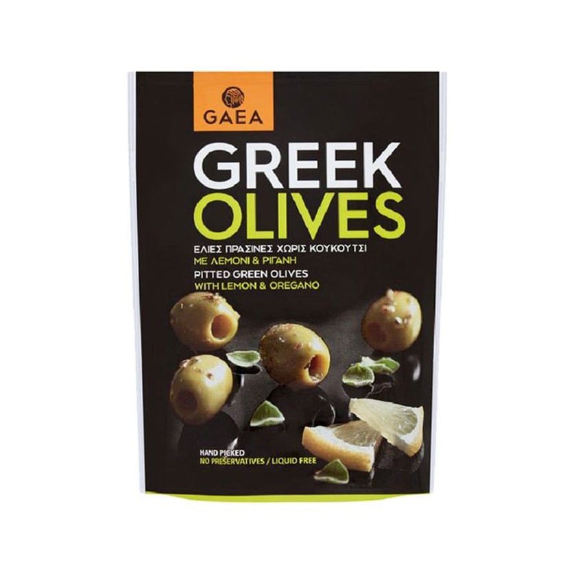 Gaea Ελιές Πράσινες Χωρίς Κουκούτσι 150g