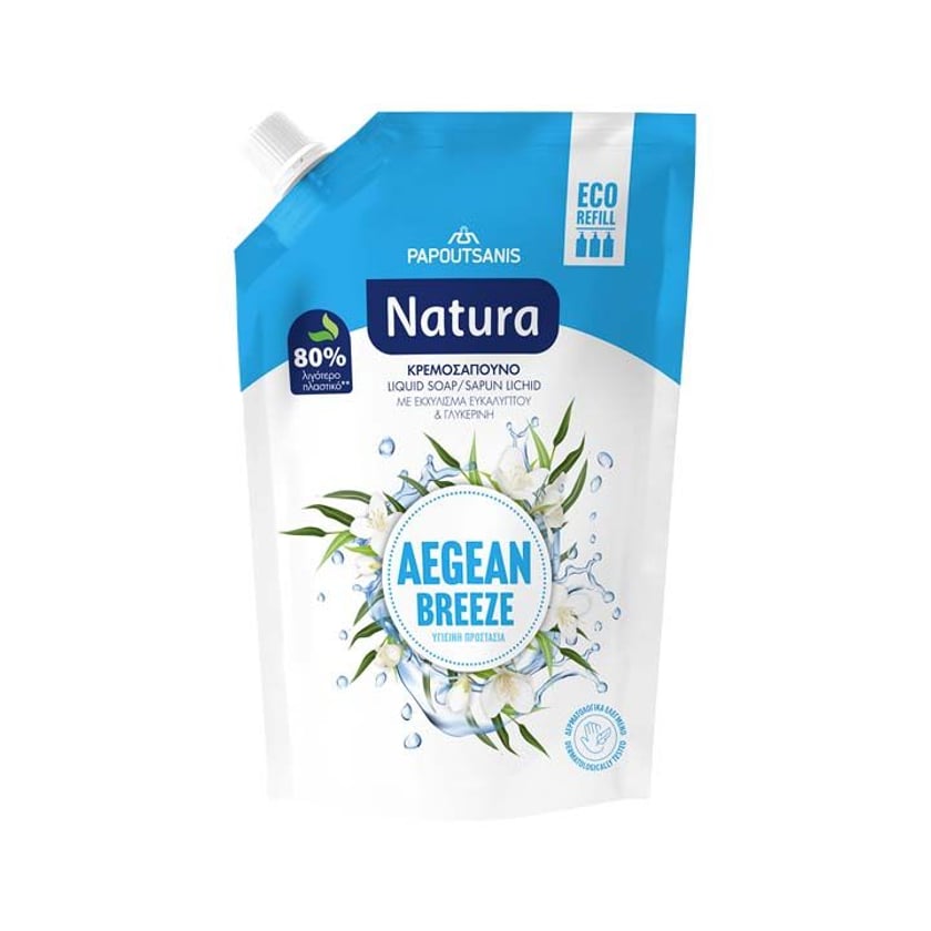 Papoutsanis Natura Κρεμοσάπουνο Ανταλλακτικό Aegean Breeze 750ml