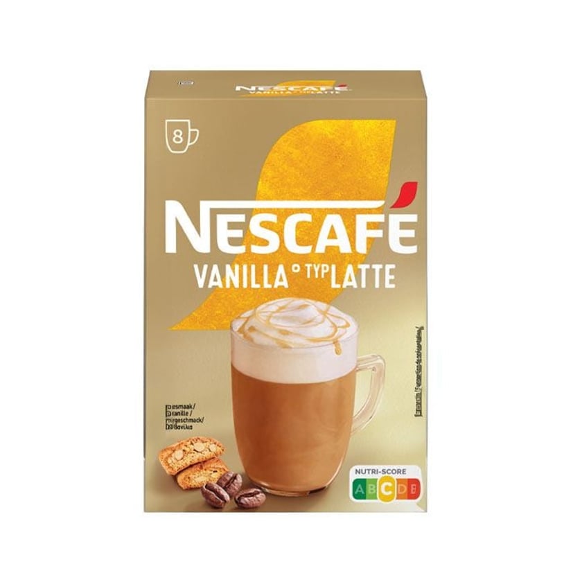 Nescafe Καφές Στιγμιαίος Vanilla Latte 8x17g